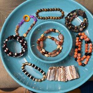 Vibrant Beaded Bracelet Collection Bundle